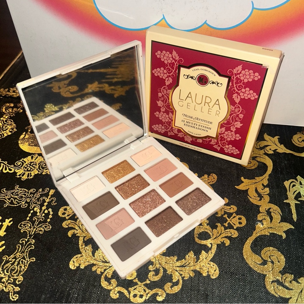 Laura Geller NUDE ATTITUDE - 12 Multi-Finish Eye Shadows Palette